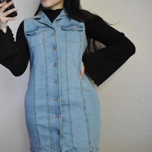 Indigo Rein Denim Dress Vest